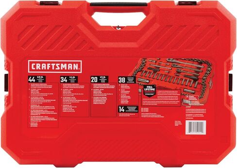 CRAFTSMAN Mechanics Tool Set, 1/4" & 3/8" & 1/2" Drive, SAE/Metric, 150 Piece (CMMT12035) in Saudi Arabia