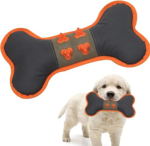 لعبة الكلب القطيفة لعبة شد الكلب للتسنين، ألعاب مضغ لتنظيف الأسنان مع مصدر صرير للملل، لعبة خارجية للكلاب الصغيرة والمتوسطة والكبيرة (العظمة) in Kuwait