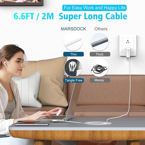 USB C to USB C Cable for MacBook Air/Pro, iPad Pro 12.9 11 inch, iPad Air 5 4, Mini 6, iPhone 15/15 Pro/15 Plus/15 Pro Max, Samsung, Pixel, LG, Type C Fast Charging Cord 60W 6.6FT in Saudi Arabia