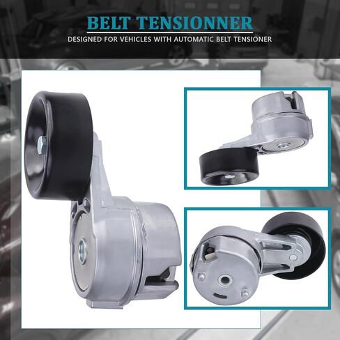 IRONTEK F7TZ6B209AA Belt Tensioner Pulley Assembly fit for Ford (1995-1998 E-350 Econoline/ 1995-1998 E-350 Econoline Club Wagon/ 1995-1996 F-250/1995-1997 F-350) #38022 38119 419-003 49008 in Saudi Arabia