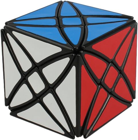 Willking Flower Rex Puzzle cube 8 Axis Hexahedron Petals Abnormity Irregular Twist Cube Toy Black in Kuwait