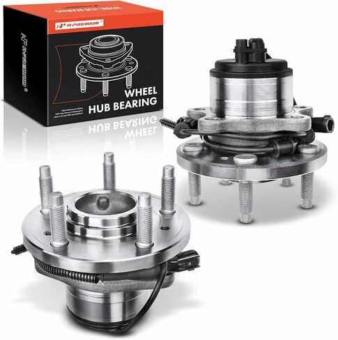 A-Premium 2 x Front Wheel Bearing and Hub Assembly with ABS & 5-Lug Compatible with Ford Thunderbird 2002-2005, Lincoln LS 2000-2006 in Saudi Arabia