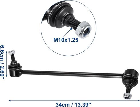 ACROPIX Front Sway Bar Link Stabilizer Bar End Link مناسب لسيارات BMW X3 - حزمة من 2 أسود in Saudi Arabia