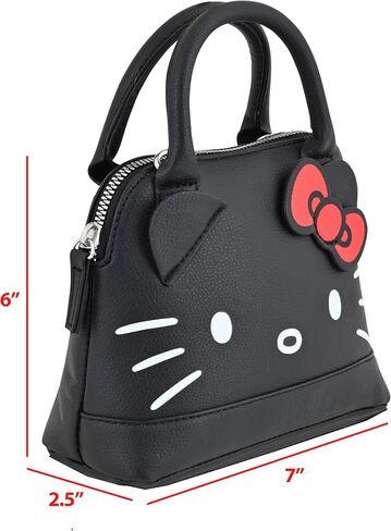 Sanrio Hello Kitty Purse Crossbody Handbag for Women | Hello Kitty Leather Women's Shoulder Handbag | Hello Kitty Accessories for Girls, Boys, Adults, Unisex in Saudi Arabia