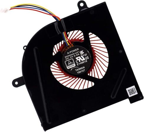 CPU Cooling Fan Replacement for MSi GS63 GS63VR GS73VR GS62 MS-16K2 MS-16K3 MS-16K4 MS-16K5 MS-17B1 MS-17B2 BS5005HS-U2F1 in Saudi Arabia