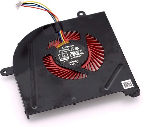 CPU Cooling Fan Replacement for MSi GS63 GS63VR GS73VR GS62 MS-16K2 MS-16K3 MS-16K4 MS-16K5 MS-17B1 MS-17B2 BS5005HS-U2F1 in Saudi Arabia