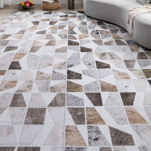 DECOMALL Coronado Small Rug, Machine Washable Modern Geometric Door Mat, Non Slip Carpet for Entryway,24"x36", Multi in Saudi Arabia