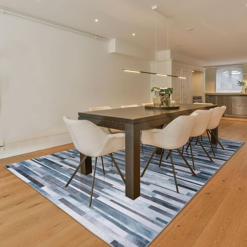 DECOMALL Coronado Small Rug, Machine Washable Modern Geometric Door Mat, Non Slip Carpet for Entryway,24"x36", Multi in Kuwait