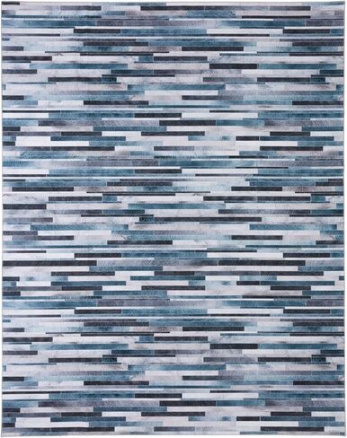 DECOMALL Coronado Small Rug, Machine Washable Modern Geometric Door Mat, Non Slip Carpet for Entryway,24"x36", Multi in Kuwait