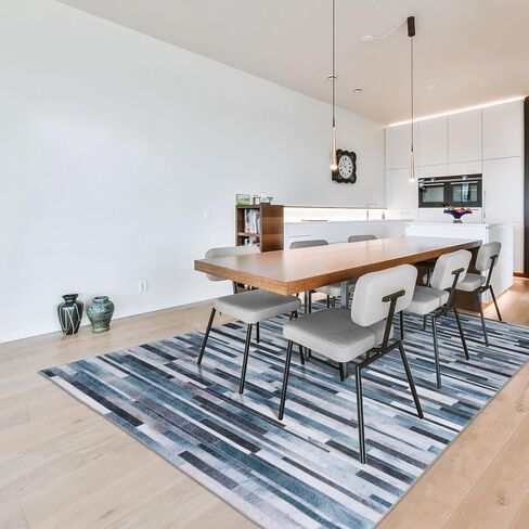 DECOMALL Coronado Small Rug, Machine Washable Modern Geometric Door Mat, Non Slip Carpet for Entryway,24"x36", Multi in Kuwait