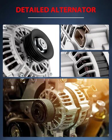 cciyu Alternator for Hyundai Elantra 2003 2004 For Hyundai Tiburone 2.0L AMT0153 AB190147 in Kuwait