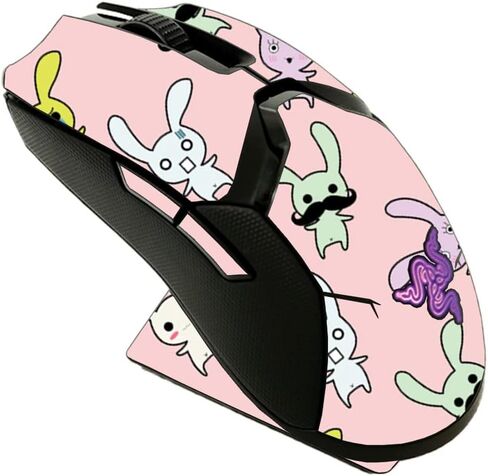 MightySkins Skin Compatible with Razer Viper Ultimate - Bunny Bunches | Protective, Durable, and Unique Vinyl Decal wrap Cover | Easy to Apply, Remove, and Change Styles | Made in The USA in Saudi Arabia