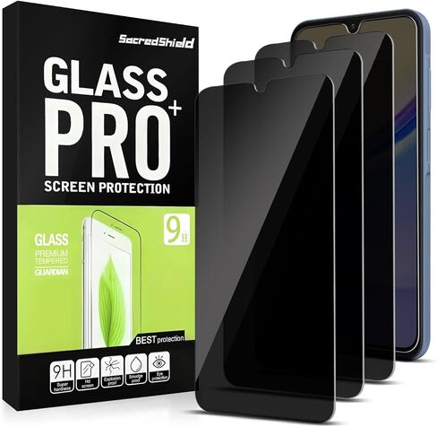 [واقي شاشة للخصوصية مكون من 3 قطع لهاتف Samsung Galaxy A15 5G من الزجاج المقسى [لا يدعم قارئ بصمات الأصابع]، صلابة 9H، خالي من الفقاعات in Kuwait