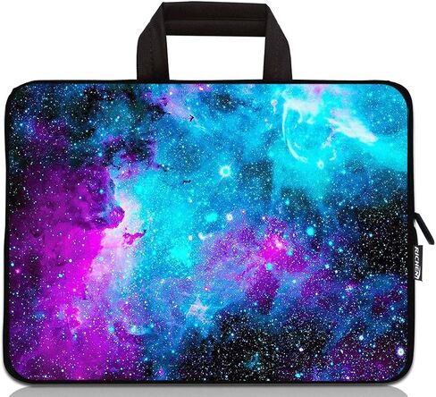 RICHEN Neoprene Laptop Sleeve Case Bag, Galaxy, Fits 11-12.5 inch Netbooks/Laptops/Notebooks, Portable Electronic Device Cover for Carrying and Protecting in Saudi Arabia