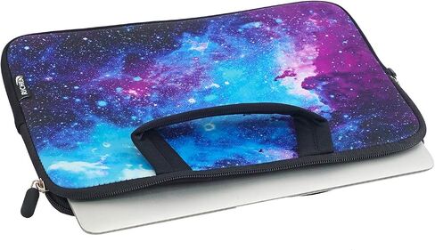 RICHEN Neoprene Laptop Sleeve Case Bag, Galaxy, Fits 11-12.5 inch Netbooks/Laptops/Notebooks, Portable Electronic Device Cover for Carrying and Protecting in Saudi Arabia