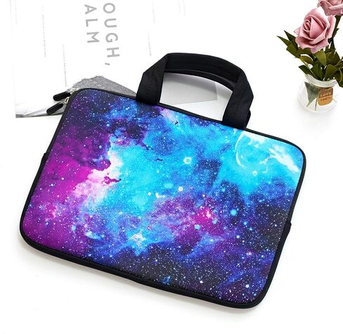 RICHEN Neoprene Laptop Sleeve Case Bag, Galaxy, Fits 11-12.5 inch Netbooks/Laptops/Notebooks, Portable Electronic Device Cover for Carrying and Protecting in Saudi Arabia