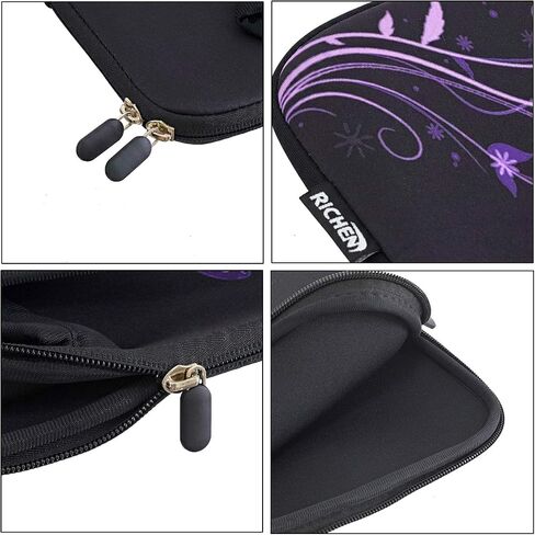 RICHEN Neoprene Laptop Sleeve Case Bag, Galaxy, Fits 11-12.5 inch Netbooks/Laptops/Notebooks, Portable Electronic Device Cover for Carrying and Protecting in Saudi Arabia