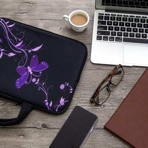 RICHEN Neoprene Laptop Sleeve Case Bag, Galaxy, Fits 11-12.5 inch Netbooks/Laptops/Notebooks, Portable Electronic Device Cover for Carrying and Protecting in Saudi Arabia