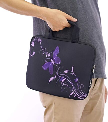 RICHEN Neoprene Laptop Sleeve Case Bag, Galaxy, Fits 11-12.5 inch Netbooks/Laptops/Notebooks, Portable Electronic Device Cover for Carrying and Protecting in Saudi Arabia