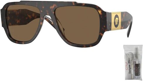 Versace VE4436U Pillow Sunglasses for Men + BUNDLE With Designer iWear Eyewear Kit in Saudi Arabia