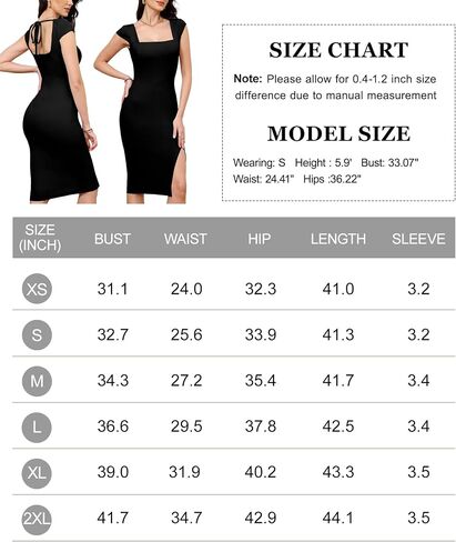 Women's Sexy Square Neck Bodice Dresses Backless Tie Side Slit Cap Sleeve Party Club Dresses in Saudi Arabia