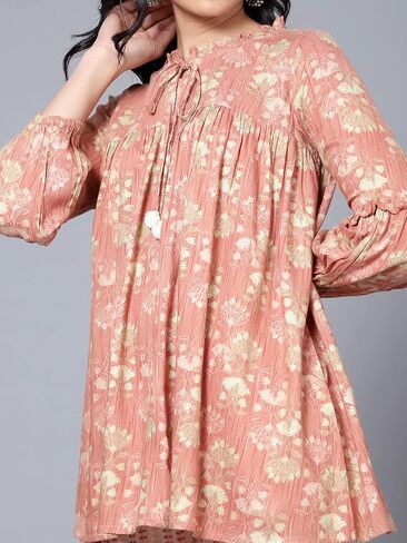 2 Piece Summer Outfits, Co-ord Set with Pant & Tunic Top with Tessel, Full Sleeves Indian Co-ord Set in Saudi Arabia