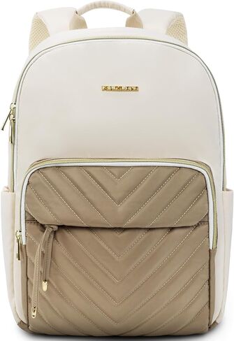 حقيبة ظهر للكمبيوتر المحمول KINGSLONG مقاس 15.6 بوصة للنساء، حقيبة ظهر للكمبيوتر للنساء مع منفذ USB، حقائب ظهر مقاومة للماء وحقائب سفر كاجوال للمناسبات الجامعية، أسود in Kuwait