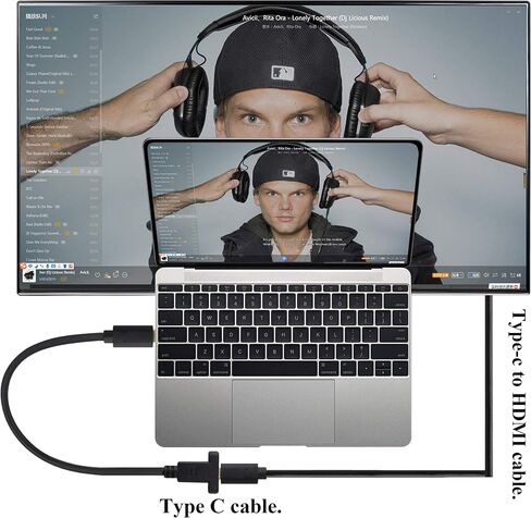كابل محول تثبيت لوحة USB من النوع C 3.1 USB-C 3.1 Gen2 10 جيجابت في الثانية ذكر إلى كابل برغي تثبيت على لوحة USB C أنثى، يدعم الشحن والبيانات والصوت وكابل الفيديو لأجهزة الكمبيوتر المحمول والكمبيوتر اللوحي والهاتف المحمول (0.3 متر/1 قدم) in Kuwait