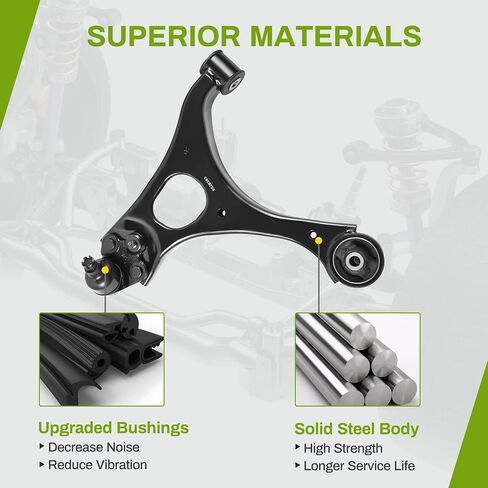 AUTOSAVER88 Front Lower Control Arm Compatible with 2006-2011 Civic 1.3L 1.8L, 2006-2011 CSX in Saudi Arabia