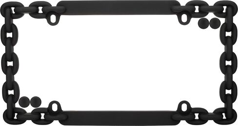 Cruiser Accessories 20530 Chain License Plate Frame, Chrome in Kuwait
