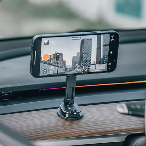 F22&F38 Magnetic Phone Holder with 1/4" Threaded Hole and Sticky Adhesive Base for Car, Laptop, Camera Cage, Tripod, and Selfie Stick - F38B3A11 in Saudi Arabia