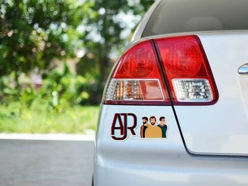 20 Pcs Value Pack AJR Decal Sticker Waterproof Vinyl Aesthetic SUV Truck Colorful Laptop Bike Bumper Car Luggage Skateboard Water Bottle Guitar Windows Bumper Tumbler in Kuwait
