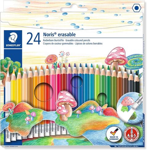 Staedtler Erasable Colored Pencils, 12 Colors (14450NC12) in Saudi Arabia