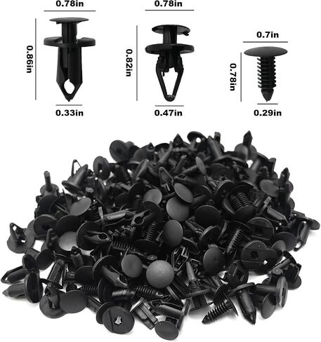 120PCs 3 in 1 GM A20991 Fender Liner Clips, 11589292 Bumper Fastener Plastic Rivet 21030249 Door Trim Panel 1605396/1595864 Compatible with GMC Trucks Buick in Saudi Arabia