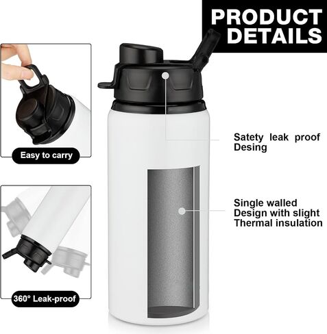 Shellwei 10 Pcs Aluminum Water Bottle 17 oz Reusable Bottles with Snap Lids Metal Water Bottle Lightweight Portable Sports Water Bottle Leak Proof Travel Water Bottle for Gym Camping Hiking Fishing in Saudi Arabia