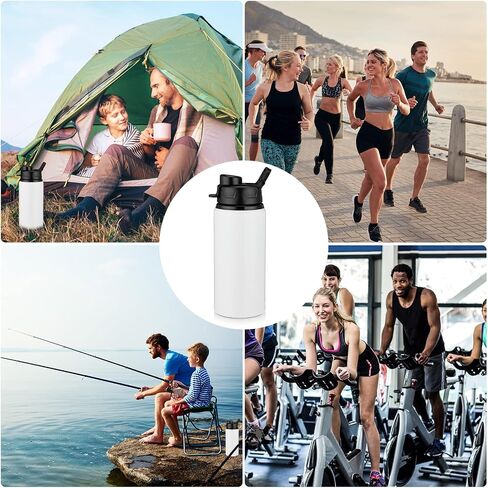Shellwei 10 Pcs Aluminum Water Bottle 17 oz Reusable Bottles with Snap Lids Metal Water Bottle Lightweight Portable Sports Water Bottle Leak Proof Travel Water Bottle for Gym Camping Hiking Fishing in Saudi Arabia