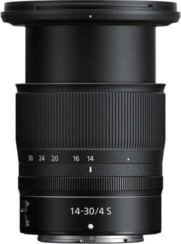 عدسة تكبير Nikon NIKKOR Z مقاس 14-30 مم f/4.0 S لكاميرات Nikon Z (20070) + مجموعة مرشح + حافظة غطاء + مجموعة تنظيف in Saudi Arabia