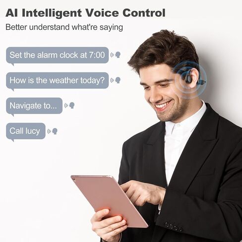 Bone Conduction Headphones Swimming,Waterproof IP68,Wireless Bluetooth 5.3 Earphones with Microphone, Built-in 32GB TF for More Than 10H Music Play, Open Ear Bluetooth Headphones in Kuwait