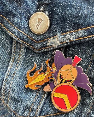Greek God Ares Enamel Pin in Saudi Arabia
