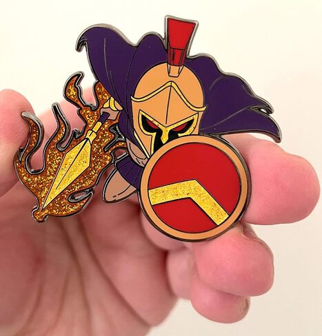 Greek God Ares Enamel Pin in Saudi Arabia