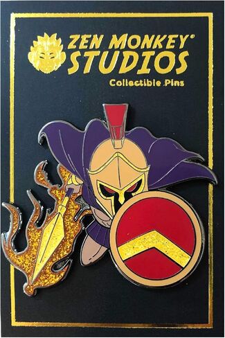 Greek God Ares Enamel Pin in Saudi Arabia