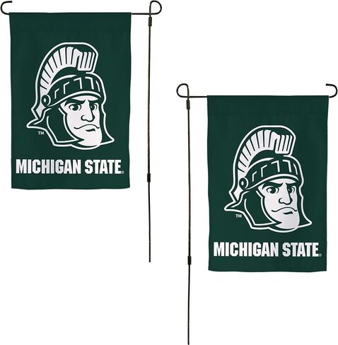 Desert Cactus Michigan State University Garden Flag Spartans MSU Banner 100% Polyester (Design G) in Saudi Arabia