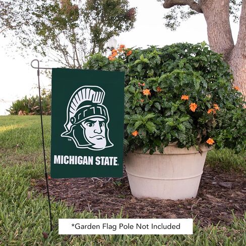 Desert Cactus Michigan State University Garden Flag Spartans MSU Banner 100% Polyester (Design G) in Saudi Arabia