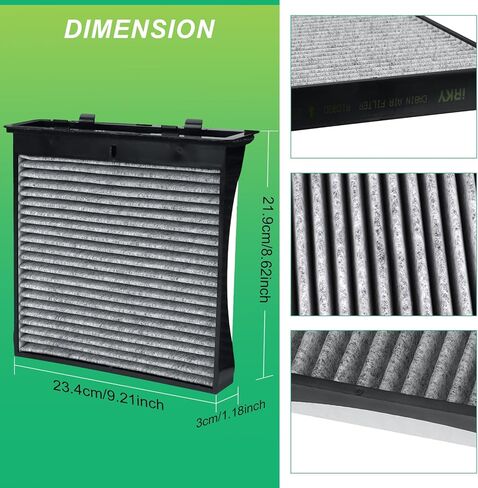 فلتر هواء المقصورة CF10930 مع الكربون المنشط متوافق مع سوبارو Crosstrek Forester Impreza Sport Wrx Sti Xv Crosstrek CP930 in Kuwait