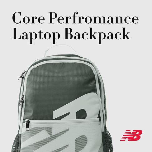 New Balance Laptop Backpack, Core Performance Travel Bag for Men and Women, Black, One Size in Saudi Arabia