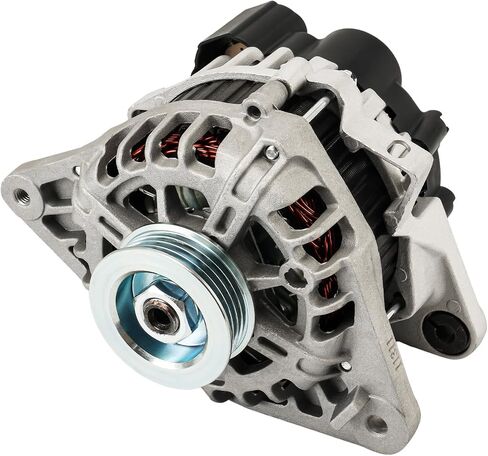 KAX New Alternator, 90Amp Automotive Replacement Alternator fit for Elantra 2007-2012 2.0L L4 Soul 2010-2011 2.0L L4 Spectra Spectra5 2007-2009 2.0L L4 Alternator Replace OEM 11311 2655635 in Saudi Arabia