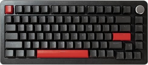 DrunkDeer A75 Pro Magnetic Switch Keyboard Rapid Trigger Mechanical Gaming Keyboard Adjustable Actuation Hall Switches RGB PBT Keycap Compact TKL 82Keys Wired USB，with Knob in Saudi Arabia