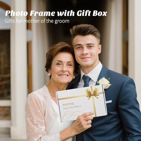 NUPTIO Mother of Bride Gifts: Mom Daughter Picture Frames Thank You Mama Gift Wood Photo Frame 4x6 Inch for Wedding Engagement Bridal Shower Present Best Mothers Presents - Forever Your Little Girl in Saudi Arabia