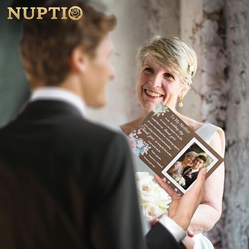 NUPTIO Mother of Bride Gifts: Mom Daughter Picture Frames Thank You Mama Gift Wood Photo Frame 4x6 Inch for Wedding Engagement Bridal Shower Present Best Mothers Presents - Forever Your Little Girl in Saudi Arabia