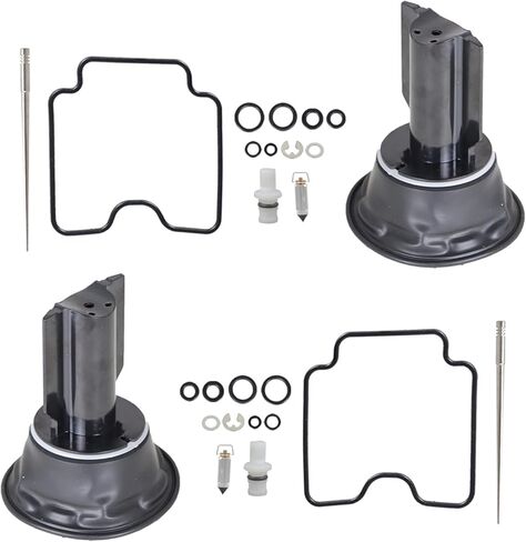 WFLNHB Carburetor Repair Kit Diaphragm Replacement for Yamaha V-STAR XVS1100 1999-2007 2 Sets in Saudi Arabia